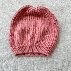 Hanna Andersson Pink Knit Beanie EUC Kids' Large
